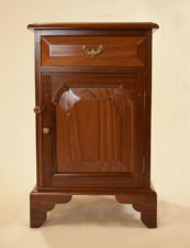 Stuart Style Bedside Table with Drawer and Cabinet