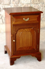 Stuart Style Bedside Table with Drawer and Cabinet