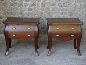Bedside Tables on Cabriole Legs