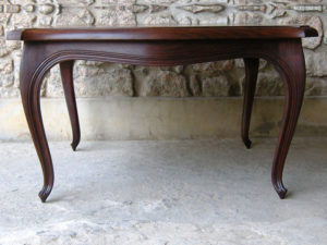Carved Empire Style Square Coffee Table