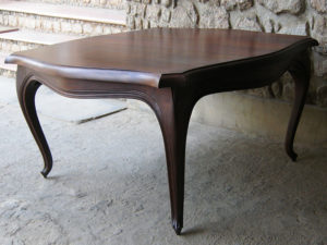 Carved Empire Style Square Coffee Table