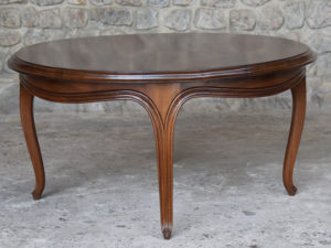 Carved Empire Style Round Coffee Table