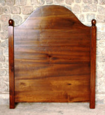 Simple Turned Post and Panel Single Bed headboard