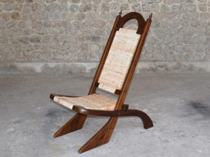 Folding Cane Woven Chair