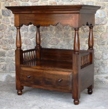 Temple Cabinet with Drawer