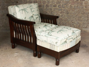 Mary Colonial Chair and Footstool