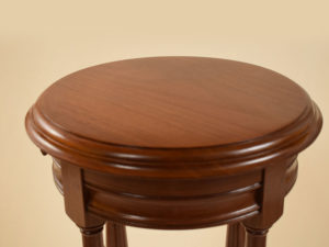 Tall Turned Round Side Table detail