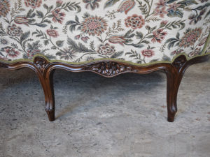 Carved Daybed detail