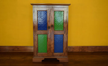 Cabinet with Coloured Glass