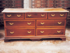 Inlaid Seven Drawer Chest