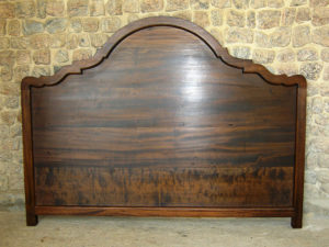 Country French Flat Panel Kingsize Bed  headboard