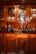 Wide Crockery Cabinet with Corner Shelf