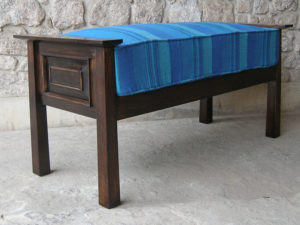 Oriental Style Bench for foot of the bed