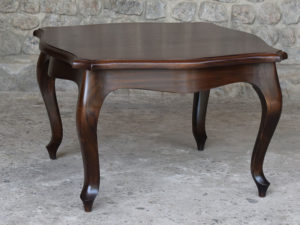 Square Coffee Table on Cabriole Legs
