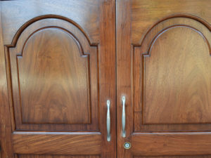 Rosewood Storage Cabinet detail