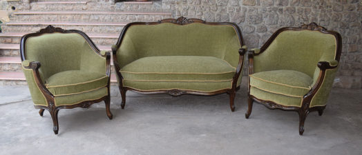 Carved Sofa Queen single seaters and two seater