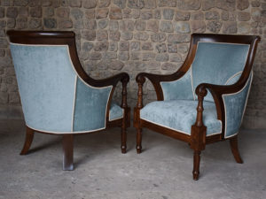 6 s. Carved Regency Sofa single seaters