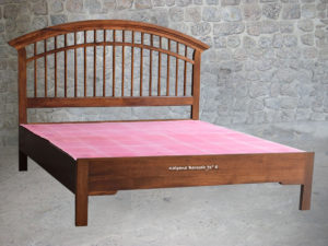 Spindle Bed with plain footboard
